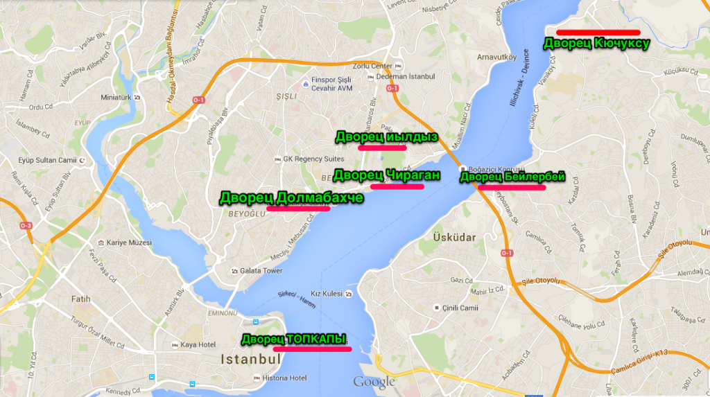 İstanbul map